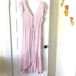 American Eagle midi-dress White/Red stripe size XL